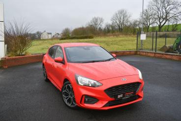 SPOTICAR Ford Focus 1.0t Ecoboost St-line X Euro 6 (s/s) 5dr Used Car - Saloon Petrol Red - Ballymena County Antrim - 1200579600_2