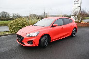 SPOTICAR Ford Focus 1.0t Ecoboost St-line X Euro 6 (s/s) 5dr Used Car - Saloon Petrol Red - Ballymena County Antrim - 1200579600_3