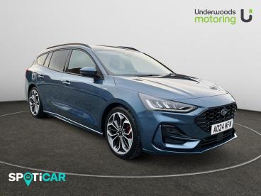 SPOTICAR Ford Focus 1.0t Ecoboost Mhev St-line X Dct Euro 6 (s/s) 5dr Used Car - Estate Hybrid Blue - Tiptree - 1200586491_1