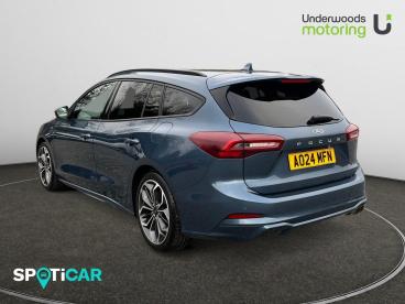 SPOTICAR Ford Focus 1.0t Ecoboost Mhev St-line X Dct Euro 6 (s/s) 5dr Used Car - Estate Hybrid Blue - Tiptree - 1200586491_4