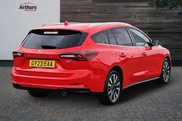 SPOTICAR Ford Focus 1.0t Ecoboost Mhev Titanium X Dct Euro 6 (s/s) 5dr Used Car - Estate Hybrid Red - Newtown - 1200593470_3