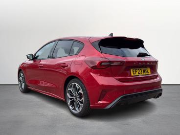 SPOTICAR Ford Focus 1.0t Ecoboost Mhev St-line X Dct Euro 6 (s/s) 5dr Used Car - Saloon Hybrid Red - Letchworth - 1200594271_3