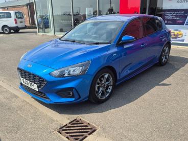 SPOTICAR Ford Focus 1.0t Ecoboost St-line Auto Euro 6 (s/s) 5dr Used Car - Saloon Petrol Blue - Boston - 1200600391_3