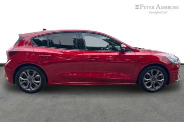SPOTICAR Ford Focus 1.0t Ecoboost Mhev St-line Edition Euro 6 (s/s) 5d Used Car - Saloon Petrol Red - Castleford - 1200602342_2