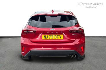 SPOTICAR Ford Focus 1.0t Ecoboost Mhev St-line Edition Euro 6 (s/s) 5d Used Car - Saloon Petrol Red - Castleford - 1200602342_4