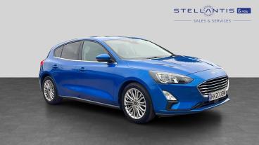 SPOTICAR Ford Focus 1.5t Ecoboost Titanium X Auto Euro 6 (s/s) 5dr Used Car - Saloon Petrol Blue - Hatfield - 1200631361_1