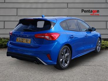 SPOTICAR Ford Focus 1.0t Ecoboost St-line Euro 6 (s/s) 5dr Used Car - Saloon Petrol Blue - Barnsley - 1200631495_4