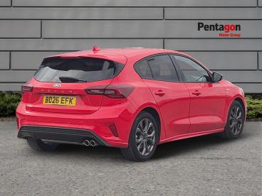 SPOTICAR Ford Focus 1.0t Ecoboost Mhev St-line Dct Euro 6 (s/s) 5dr Used Car - Saloon Hybrid Red - Barnsley - 1200631521_4