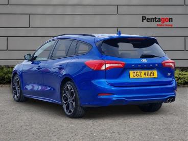 SPOTICAR Ford Focus 1.0t Ecoboost St-line X Auto Euro 6 (s/s) 5dr Used Car - Estate Petrol Blue - Burton-on-trent - 1200632423_2