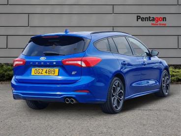 SPOTICAR Ford Focus 1.0t Ecoboost St-line X Auto Euro 6 (s/s) 5dr Used Car - Estate Petrol Blue - Burton-on-trent - 1200632423_4