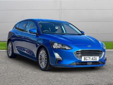 SPOTICAR Ford Focus 1.0t Ecoboost Titanium X Edition Euro 6 (s/s) 5dr Used Car - Saloon Petrol Blue - Worksop - 1200638281_1
