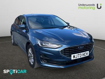 SPOTICAR Ford Focus 1.0t Ecoboost Mhev Titanium Dct Euro 6 (s/s) 5dr Used Car - Saloon Hybrid Blue - Tiptree - 1200638335_1