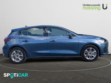 SPOTICAR Ford Focus 1.0t Ecoboost Mhev Titanium Dct Euro 6 (s/s) 5dr Used Car - Saloon Hybrid Blue - Tiptree - 1200638335_5