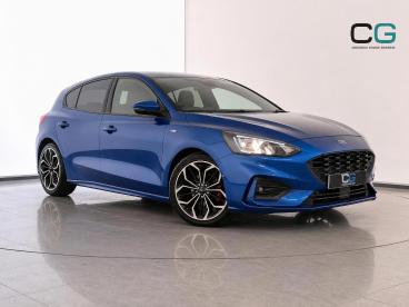 SPOTICAR Ford Focus 1.5 Ecoblue St-line X Auto Euro 6 (s/s) 5dr Used Car - Saloon Diesel Blue - Croxdale - 1200640757_1