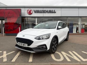 SPOTICAR Ford Focus 1.0t Ecoboost Active X Auto Euro 6 (s/s) 5dr Used Car - Estate Petrol White - Melton Mowbray - 1200642355_1