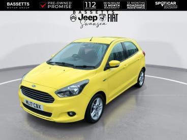 SPOTICAR Ford Ka 1.2 Ti-vct Zetec Euro 6 5dr Used Car - City Car Petrol Yellow - Swansea - 1200627281_4