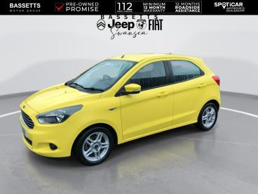 SPOTICAR Ford Ka 1.2 Ti-vct Zetec Euro 6 5dr Used Car - City Car Petrol Yellow - Swansea - 1200627281_5