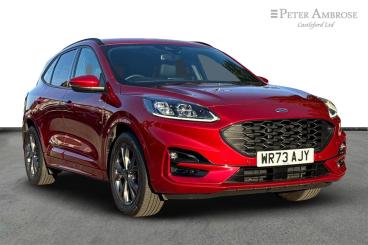 SPOTICAR Ford Kuga 2.5h Duratec St-line Edition Cvt Euro 6 (s/s) 5dr Used Car - Suv Hybrid Red - Castleford - 1200539584_1