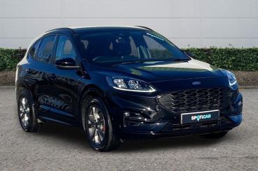 SPOTICAR Ford Kuga 2.5h Duratec St-line Edition Cvt Euro 6 (s/s) 5dr Used Car - Suv Hybrid Black - Cannock - 1200562438_1