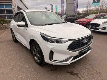 SPOTICAR Ford Kuga 2.5 Duratec 14.4kwh St-line Cvt Euro 6 (s/s) 5dr Used Car - Suv Plug-in Hybrid White - Forfar - 1200601035_1