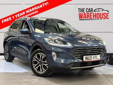 SPOTICAR Ford Kuga 2.0 Ecoblue 190 Titanium First Ed 5dr Auto Awd Used Car - Suv Diesel Blue - Swansea - 1200605642_1