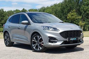 SPOTICAR Ford Kuga 2.5h Duratec St-line X Edition Cvt Euro 6 (s/s) 5d Used Car - Suv Hybrid Silver - Eastbourne - 1200614050_1