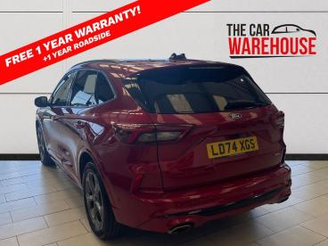 SPOTICAR Ford Kuga 2.5h Duratec St-line Cvt Euro 6 (s/s) 5dr Used Car - Suv Hybrid Red - Bridgend - 1200619026_2