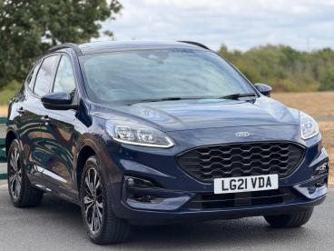SPOTICAR Ford Kuga 2.5 Ecoboost Duratec 14.4kwh St-line X Cvt Euro 6 Used Car - Suv Plug-in Hybrid Blue - Balsall Common - 1200623873_1
