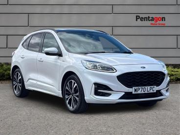 SPOTICAR Ford Kuga 1.5 Ecoblue St-line X Edition Auto Euro 6 (s/s) 5d Used Car - Suv Diesel White - Burton-on-trent - 1200632438_1
