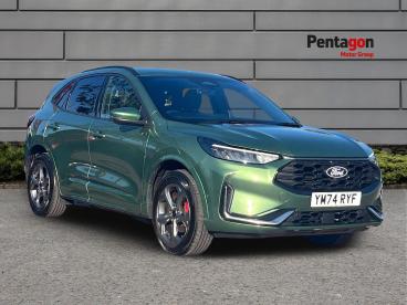 SPOTICAR Ford Kuga 2.5 Duratec 14.4kwh St-line Cvt Euro 6 (s/s) 5dr Used Car - Suv Plug-in Hybrid Green - Nottingham - 1200635330_1