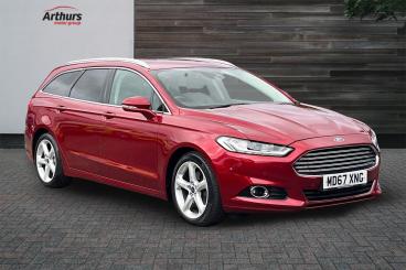 SPOTICAR Ford Mondeo 2.0t Ecoboost Titanium Auto Euro 6 (s/s) 5dr Used Car - Estate Petrol Red - Oswestry - 1200645157_1