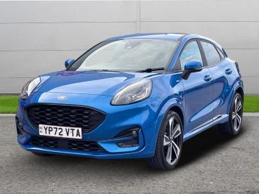 SPOTICAR Ford Puma 1.0t Ecoboost Mhev St-line X Euro 6 (s/s) 5dr Used Car - Suv Hybrid Blue - Worksop - 1200538891_3