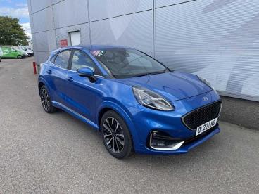 SPOTICAR Ford Puma 1.0t Ecoboost Mhev St-line Vignale Dct Euro 6 (s/s Used Car - Suv Hybrid Blue - Inverness - 1200541390_1