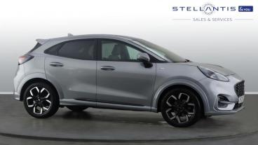 SPOTICAR Ford Puma 1.0t Ecoboost Mhev St-line X Euro 6 (s/s) 5dr Used Car - Suv Hybrid Silver - Birmingham - 1200544321_2