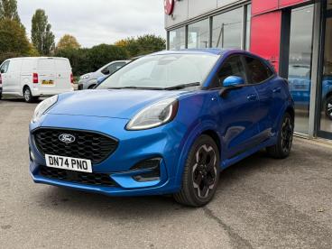 SPOTICAR Ford Puma 1.0t Ecoboost Mhev St-line X Euro 6 (s/s) 5dr Used Car - Suv Hybrid Blue - Boston - 1200545961_4