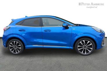 SPOTICAR Ford Puma 1.0t Ecoboost Mhev St-line X Vignale Euro 6 (s/s) Used Car - Suv Petrol Blue - Castleford - 1200548390_2