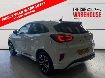 SPOTICAR Ford Puma 1.0 Ecoboost Hybrid Mhev St-line 5dr Used Car - Suv Petrol White - Bridgend - 1200549668_2