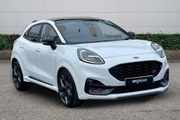 SPOTICAR Ford Puma 1.0t Ecoboost Mhev St Dct Euro 6 (s/s) 5dr Used Car - Suv Hybrid White - Cannock - 1200551691_1