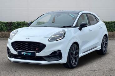 SPOTICAR Ford Puma 1.0t Ecoboost Mhev St Dct Euro 6 (s/s) 5dr Used Car - Suv Hybrid White - Cannock - 1200551691_2