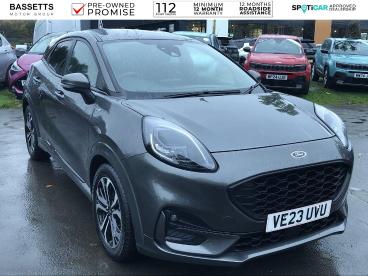 SPOTICAR Ford Puma 1.0t Ecoboost Mhev St-line Euro 6 (s/s) 5dr Used Car - Suv Hybrid Grey - Swansea - 1200554516_1