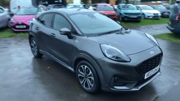 SPOTICAR Ford Puma 1.0t Ecoboost Mhev St-line Euro 6 (s/s) 5dr Used Car - Suv Hybrid Grey - Swansea - 1200554516_2