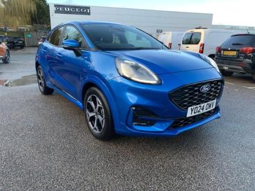 SPOTICAR Ford Puma 1.0t Ecoboost Mhev St-line Dct Euro 6 (s/s) 5dr Used Car - Suv Hybrid Blue - Rugby - 1200562522_1