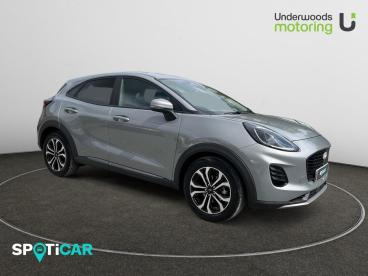 SPOTICAR Ford Puma 1.0t Ecoboost Mhev Titanium Euro 6 (s/s) 5dr Used Car - Suv Hybrid Silver - Sudbury - 1200568780_1