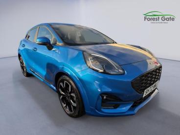 SPOTICAR Ford Puma 1.0t Ecoboost Mhev St-line X Euro 6 (s/s) 5dr Used Car - Suv Hybrid Blue - Corby - 1200571087_1