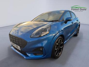 SPOTICAR Ford Puma 1.0t Ecoboost Mhev St-line X Euro 6 (s/s) 5dr Used Car - Suv Hybrid Blue - Corby - 1200571087_5