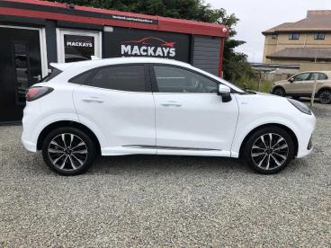 SPOTICAR Ford Puma 1.0t Ecoboost Mhev St-line Vignale Euro 6 (s/s) 5d Used Car - Suv Hybrid White - Inverness - 1200573231_3