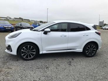 SPOTICAR Ford Puma 1.0t Ecoboost Mhev St-line Vignale Euro 6 (s/s) 5d Used Car - Suv Hybrid White - Inverness - 1200573231_4