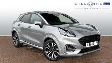 SPOTICAR Ford Puma 1.0t Ecoboost Mhev St-line Dct Euro 6 (s/s) 5dr Used Car - Suv Hybrid Silver - London - 1200578778_1