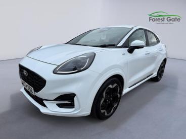 SPOTICAR Ford Puma 1.0t Ecoboost Mhev St-line X Dct Euro 6 (s/s) 5dr Used Car - Suv Hybrid White - Corby - 1200587185_5