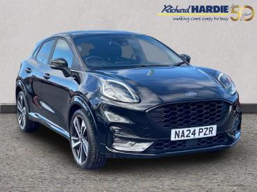 SPOTICAR Ford Puma 1.0t Ecoboost Mhev St-line X Euro 6 (s/s) 5dr Used Car - Suv Hybrid Black - Ashington - 1200589775_1
